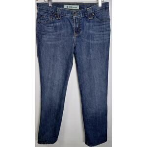 GAP Original Ultra Low Rise Jeans Blue Solid Denim Women Size 8